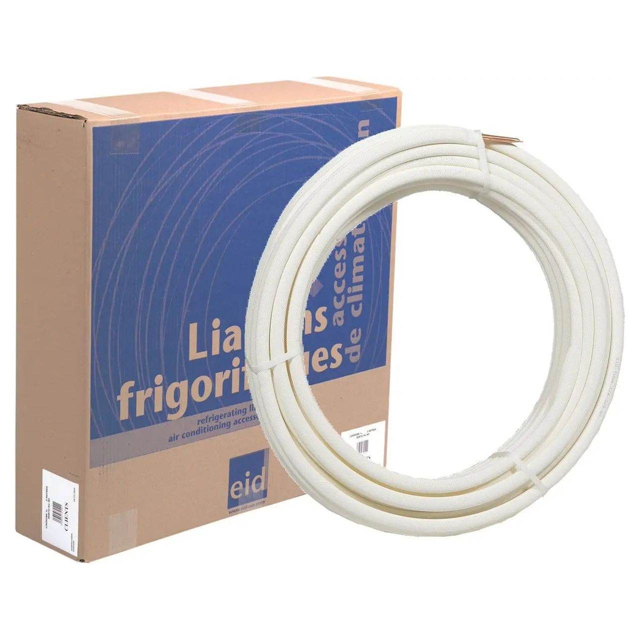 Liaison frigorifique 1/4 3/8 blanc 30 mètres - MATERIEL PROS